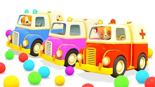 Top-10 cartoons for kids 2023! Helper cars ready to go. Emergency vehicles & street vehicles.