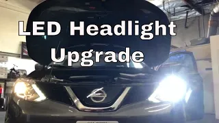 DIY: 14-19 Nissan Rogue LED Headlight upgrade Install