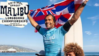 Kai Sallas Turns Dreams Into Reality, Wins Maiden World Title at Original Sprout Malibu Longboard