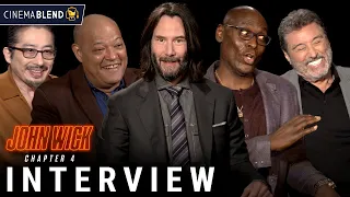 'John Wick: Chapter 4' Interviews with Keanu Reeves, Lance Reddick, Ian McShane & More!