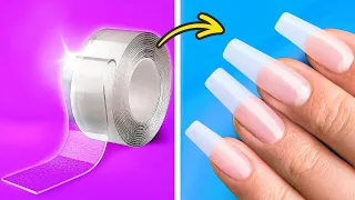 Easy and stylish nail design ideas and nail hacks