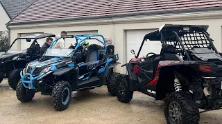 BALADE EN CF MOTO ZFORCE 1000, CAN AM MAVERICK SPORT R, RZR TURBO