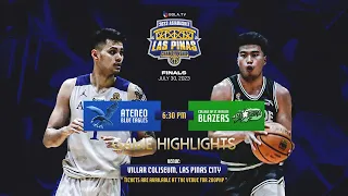 Ateneo Blue Eagles vs CSB Blazers  FINALS  HIGHLIGHTS