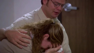 The Office - Dwight  comforts Pam