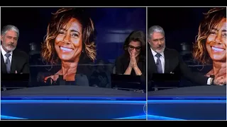 Jornal Nacional encerra edição histórica com aplausos dos jornalistas e colegas da TV Globo para Gló