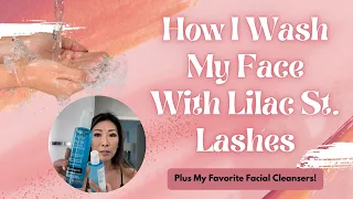 How I Wash My Face With Lilac St Lashes + My Favorite Cleansers & Tao Cleaning Brush @lilacst.lashes