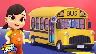 Räder auf dem Bus Geht Rund und Rund Lied für Babys von Boom Buddies