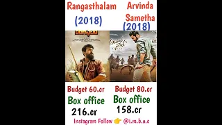 Rangasthalam Movie and Arvinda Sametha Box Office Collection || #shorts #ramcharan #juniorntr