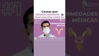 Causas que desencadenan la disfunción erectil #shorts