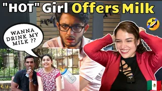 Mexican Girl Reacts Carryminati "HOT" GIRL OFFER MILK