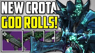 Destiny 2: NEW Crota's End Raid Weapon God Rolls! (PVE Guide)