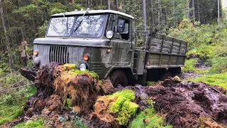 Поворот «не туда», лебедка Газ66 против лебедки Nissan Patrol