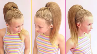 Cross Over Braided Ponytail