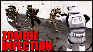 Trapped in a Ship with ZOMBIE STORMTROOPERS - Star Wars Battlefront 2 Death Trooper Zombie Infection