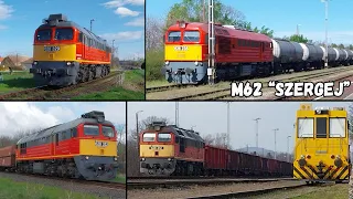M62 "Szergej" mozdonyos tehervonatok a 65-ös vasútvonalon!