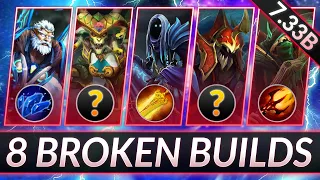 8 NEW BROKEN BUILDS of Patch 7.33B - BEST ITEM and HERO COMBOS - Dota 2 Guide