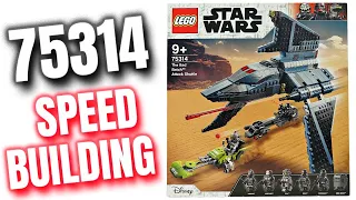 LEGO STAR WARS Prom Szturmowy Parszywej Zgrai 75314. Speed Building. Stop Motion.