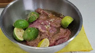 Como marinar la carne para asar para que quede  suave, jugosa y deliciosa