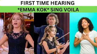 FIRST TIME HEARING 15 Year Old Emma Kok Sings Voilà – André Rieu, Maastricht 2023// REACTION!!!