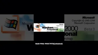 Windows 2000 Early Beta 3 Startup and Shutdown with bitmap #windows2000 #windows #microsoftwindows