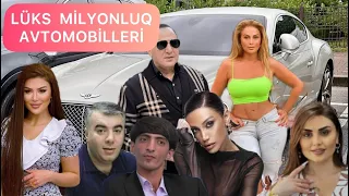 AZƏRBAYCAN MÜĞƏNNİLƏRİNİN LÜKS VƏ MİLYONLUQ AVTOMOBİLLƏRİ - 2024