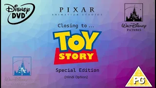 Closing to Toy Story: Special Edition 2010 UK DVD (Hindi Option)