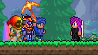 I OPENED A TERRARIA SERVER FOR 1 WEEK!!! (Day 1)