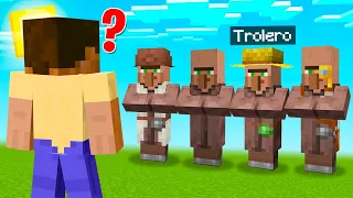 ADIVINA el ESCONDITE del VERDADERO TROLERO en MINECRAFT 🤣😱 MINECRAFT ALEATORIO