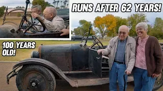 100 Year Old Car Finally Runs Again (His first car when he was 16)