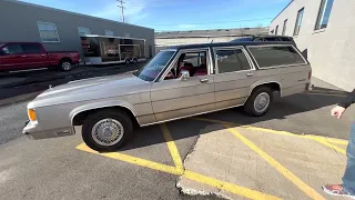 1991 Ford LTD Crown Victoria LX Station Wagon, 29k-Miles, Walk Around and Driving