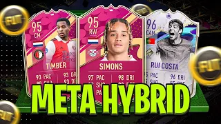 OVERPOWERED BEST POSSIBLE CHEAP FIFA 23 HYBRID TEAM 100K/250K/500K!! ✅ | META FUT 23 SQUAD BUILDER