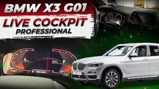 Установка Live Cockpit Professional на  BMW X3 G01 ДОРЕСТ