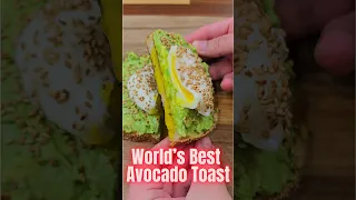 Easy Sesame Special Avocado Toast #shorts