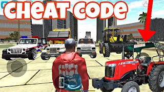 INDIAN BIKE TRACTOR 🚜🚜 || AND JCB CHEAT CODE || INDIAN BIKES 3D GAME||