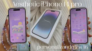 Haciendo mi iPhone AESTHETIC || apps tour, accesorios y unboxing ⛓️