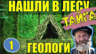 НАХОДКА ГЕОЛОГИ В ТАЙГЕ ДЕД В ЛЕСУ ДОБЫЧА ИСКОПАЕМЫХ 1