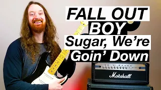 Sugar We're Goin' Down by Fall Out Boy - Guitar Lesson & Tutorial