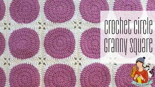 Crochet Circle Granny Square / Beginner Friendly Tutorial