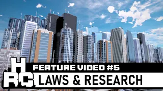 Highrise City - Feature Showcase #5: Laws & Research