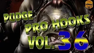 Dota 2 Pudge Pro Hooks 2017 - Weekly Hooks Vol.36