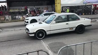 Chevrolet Camaro VS BMW E30 Tuned  DragRace