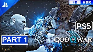 God Of War Ragnarok New Game + Gameplay Walkthrough (PS5 60FPS 4K HDR) Part 1 No Commentary