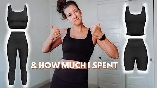 TRY ON HAUL of my CUSTOM ACTIVE WEAR! | Steps to start an Activewear Line