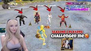 OMG!🥵GIRLS SEASONE 2 PRO PLAYERS 👿CHALLENGED ME IN LOBBY🔥|SAMSUNG,A3,A5,J2,J3,J5,J7,S5,S6,J1,XMAX