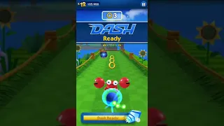 sonic dash Vivo Redmy 7ll play charmy cool in snowmountain and sonic vs amy battle