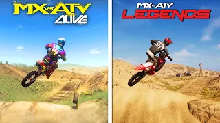 Direct Comparison Of Alive Track Remakes In MX vs ATV Legends