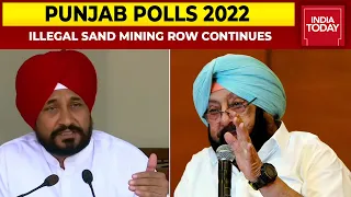 Punjab Polls: Politics Over Illegal Sand Mining Continues, Captain Levels Explosive Charges On CM