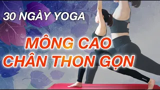 Thử thách Yoga 30 ngày giảm mỡ toàn thân - ngày 4 - Yoga cơ mông cao | Hoàng Uyên Yoga