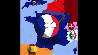 History of France 1900 2021 Countryballs