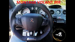 REMPLACEMENT  VOLANT RCZ PAR VOLANT 208 MONTAGE COMPLET